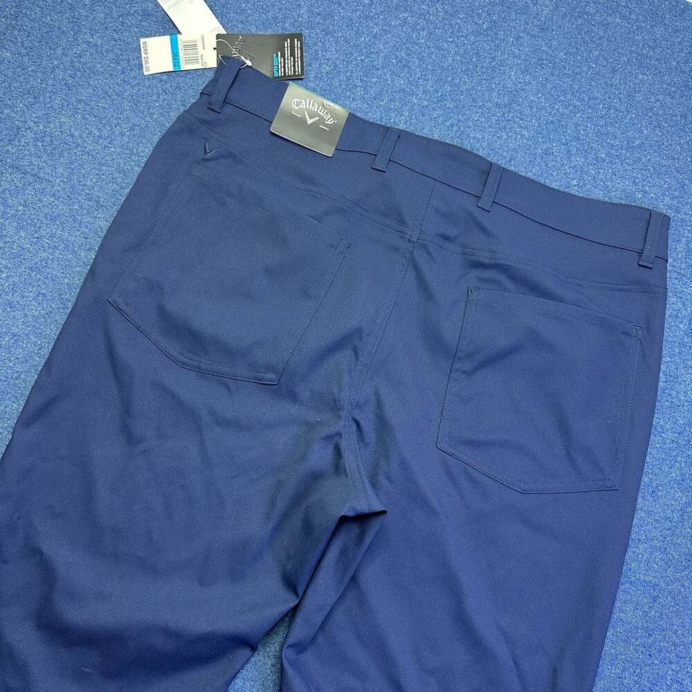 Callaway Opti-Dri Performance Golf Pants Peacoat Blue 36x32 NWT